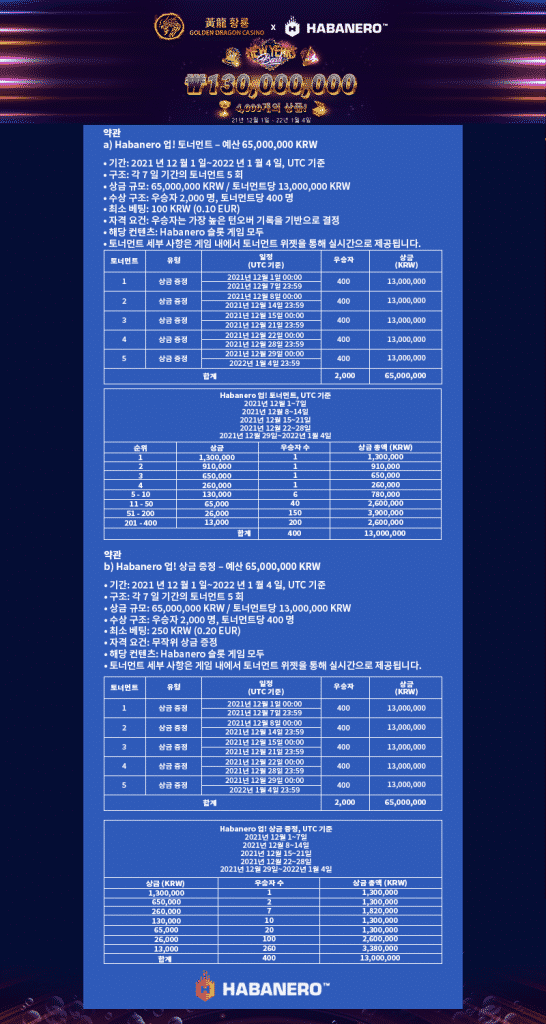 황룡카지노 하바네로 이벤트 2